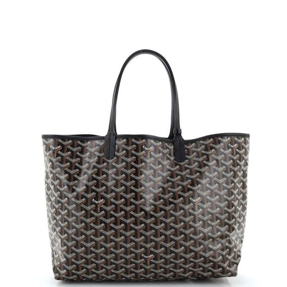 Goyard Saint Louis Tote Coated Canvas PM Black - Picture 4 of 7